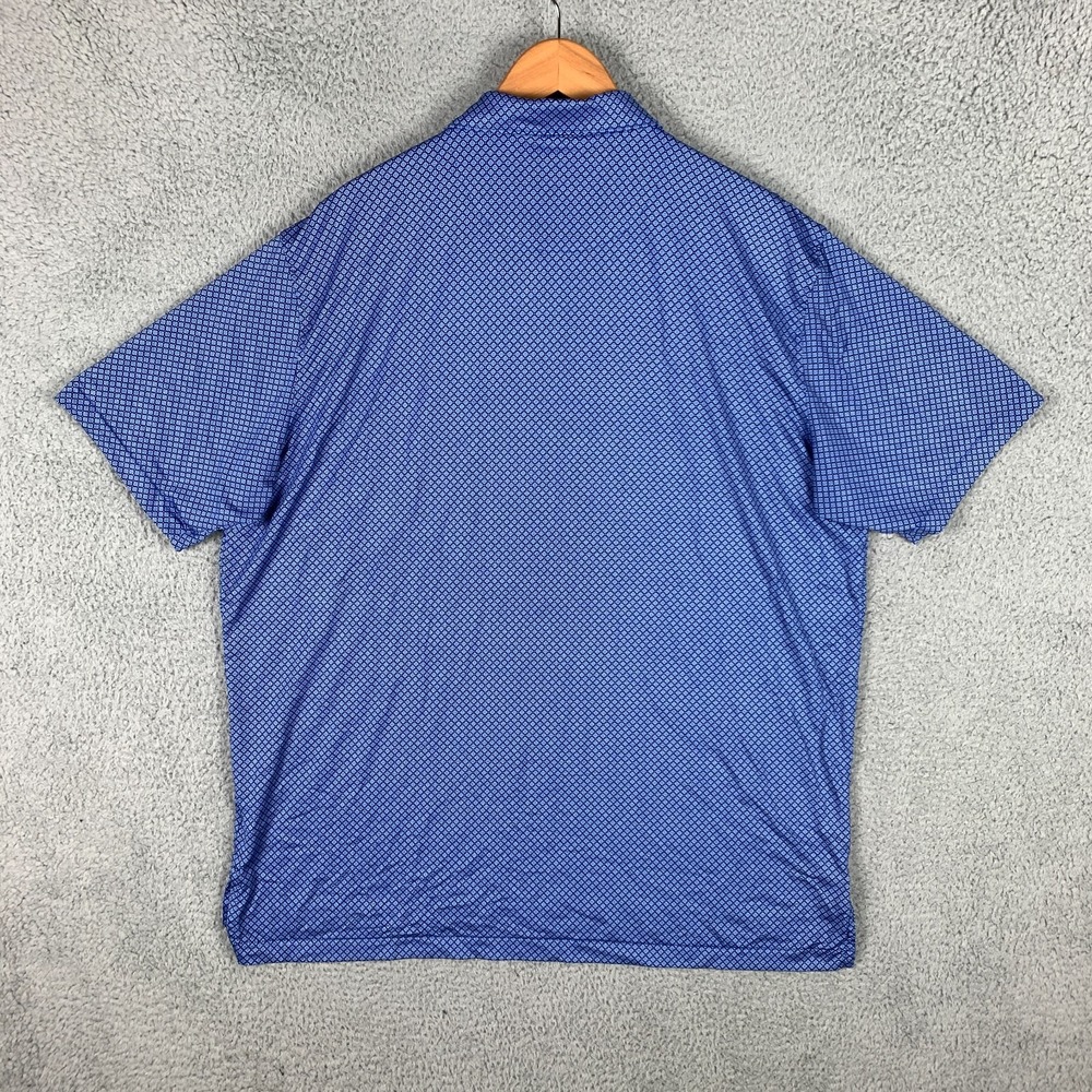 Peter Millar Summer Comfort Yellowstone Polo Men's XL Blue Golf Shirt Brooks - Picture 5 of 12